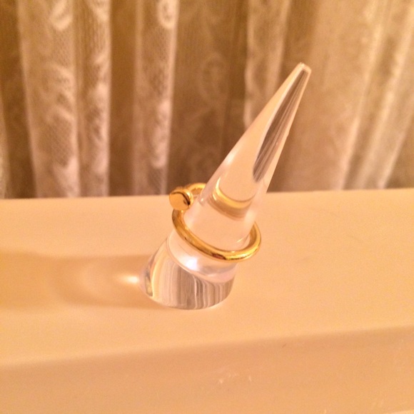 HOLIDAY SALE! 2017 18K Plated Gold Chic Nail Ring!