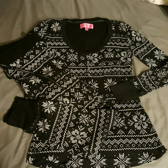 Victoria's Secret soft thermal pj set