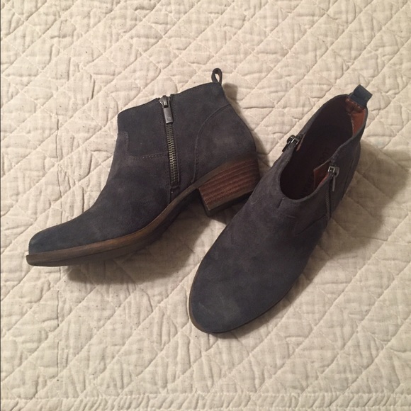 Lucky Brand Suede Ankle Booties