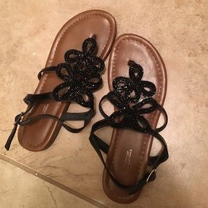 Black sandals
