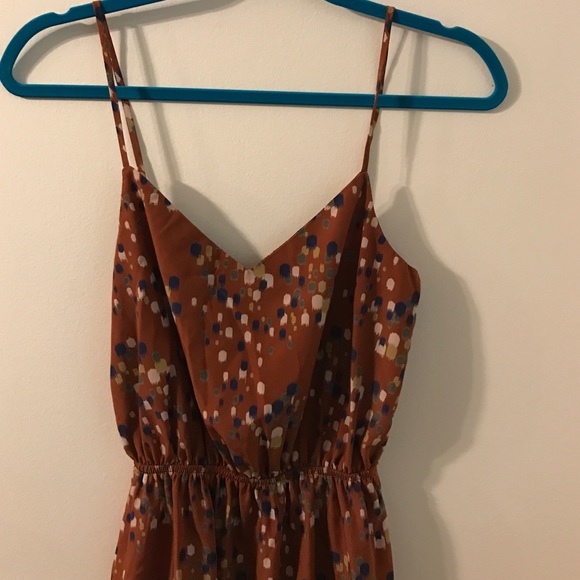 🌺SALE🌺Brown spaghetti strapped dress - Picture 2 of 3