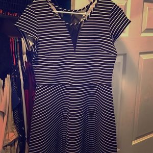 Black and white dress