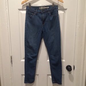 Free People Hi Rise Roller Skinny Jean