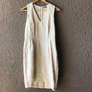 Lace detail white dress by H&M