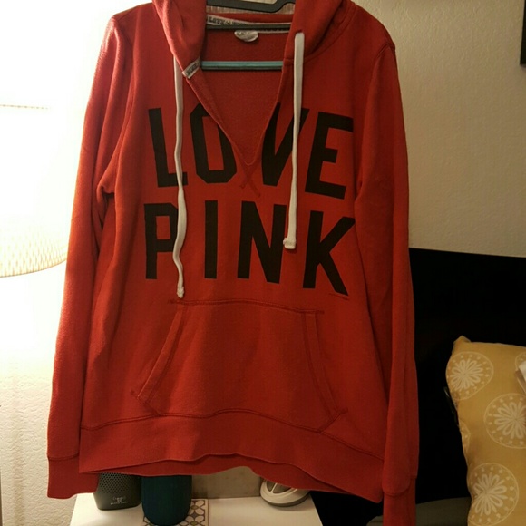 Victoria's secret pink hooded sweatshirt