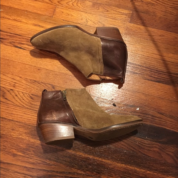 Madewelll suede leather Charley bootie 6.5