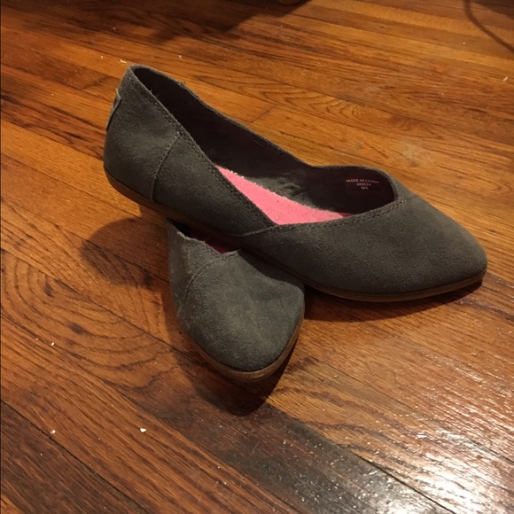 TOMS juti flat grey 6