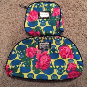 Betsy Johnson makeup bag set