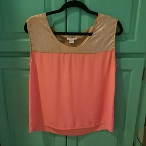 Bar lll Top Medium Pink and Gold