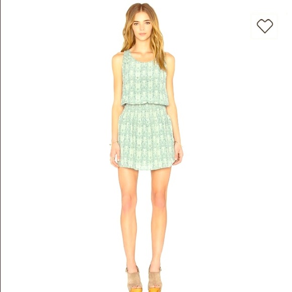 Joie Lawska Dress is Pale Sage - Picture 1 of 3