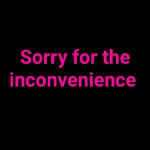 SORRY TO MY LOYAL CUSTOMERS