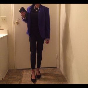 Ann Taylor Loft Blue Blazer