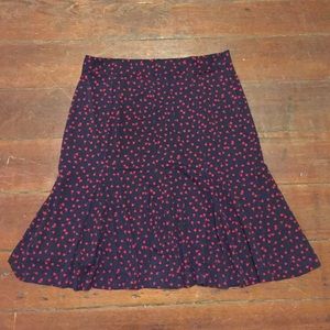 ❗SALE❗❤NWT! Patterned Hearts Swing Skirt