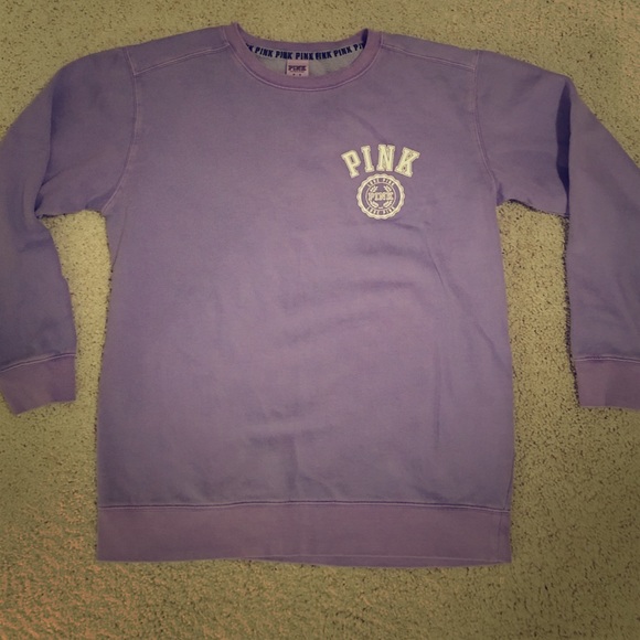 NWOT VS PINK Perfect Crewneck in Purple Size Med