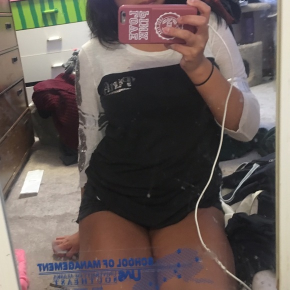 PINK Varsity Henley Shirt