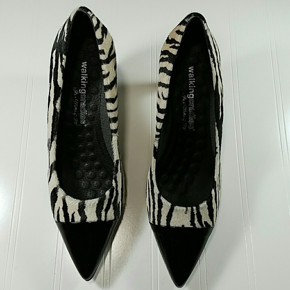 Mohair zebra heels🎈HP🎈Work Week Chc Party 2/20 - Picture 2 of 4