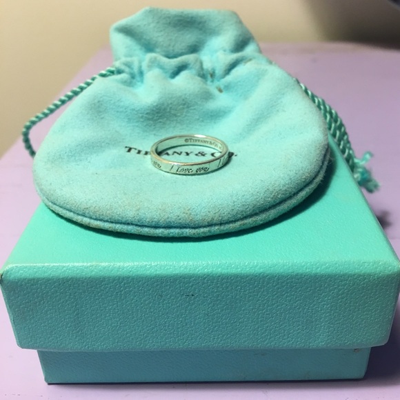 "I love you" Tiffany & Co ring.