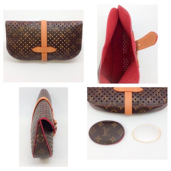 ✅SOLD✅ Limited Ed. Flore Monogram Saumur Clutch - Picture 4 of 4