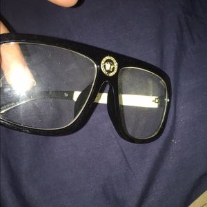 Versace blacc and gold shades