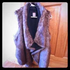 Mossimo Fur Reversible Vest XL