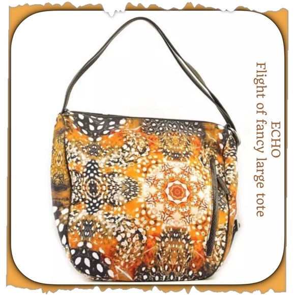 SOLD OUT! ECHO Flight of Fancy large Tote Bag - Picture 2 of 4