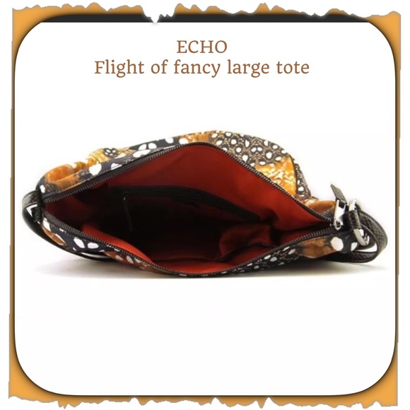 SOLD OUT! ECHO Flight of Fancy large Tote Bag - Picture 3 of 4