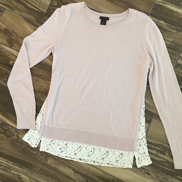 Anne Taylor Lace Accent Sweater, Sz Small