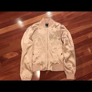 Topshop embroidered bomber jacket