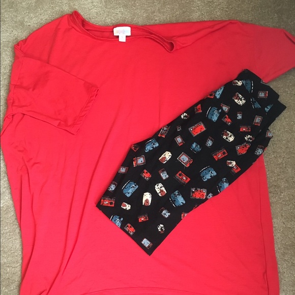 Lularoe outfit-Small Irma w/ OS leggings