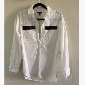 J.Crew white button up