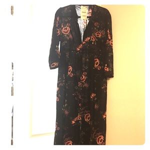 Zara long floral dress