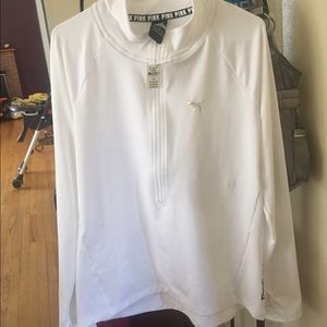 All white ultimate zip up!