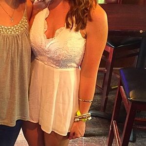 White crochet romper from Windsor