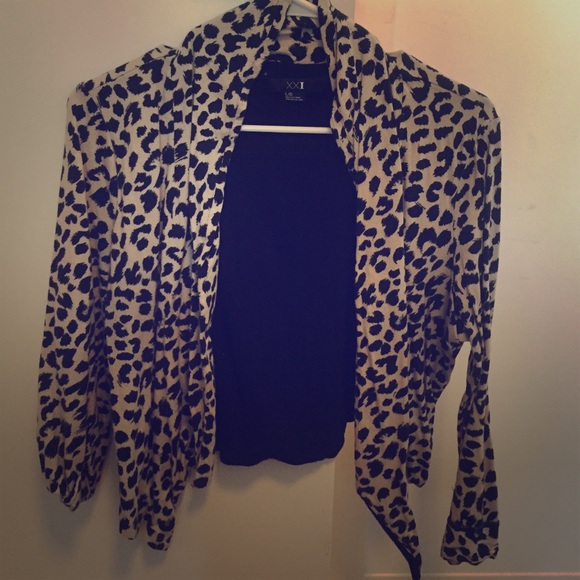 Print cardigan/ blazer