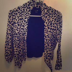 Print cardigan/ blazer