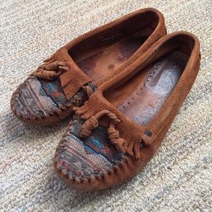embroidered Minnetonka moccasins