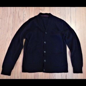 Aeropostale Men's Black Cardigan Sz M