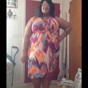 Sealed with a Kiss halter Dress size 3x