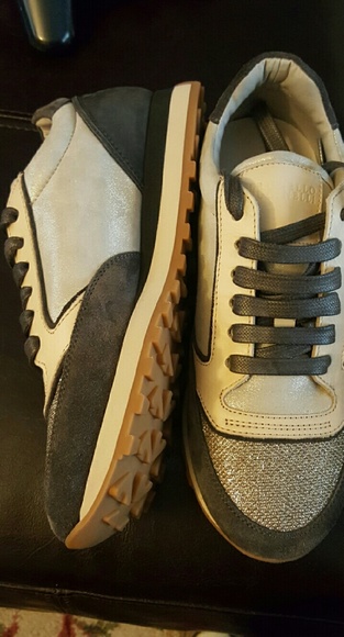 BRUNELLO CUCINELLI MONILI-TRIMMED SNEAKERS