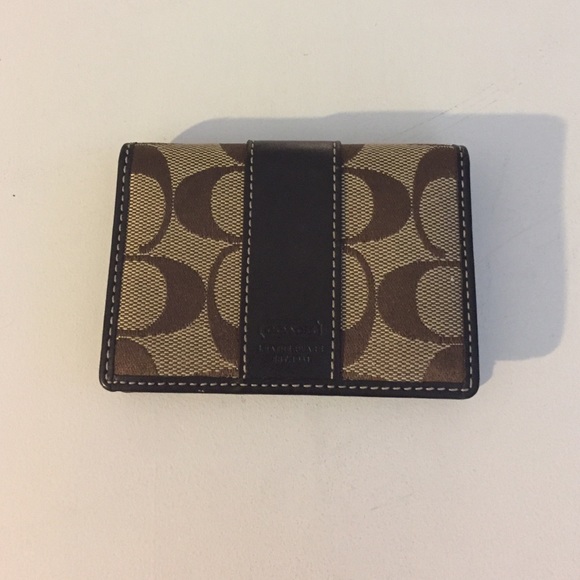 Coach Signature C Card Wallet