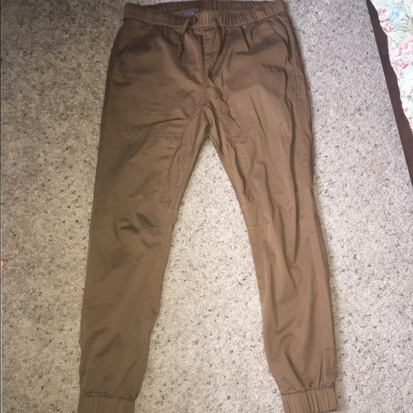 Dark Khaki PacSun Joggers