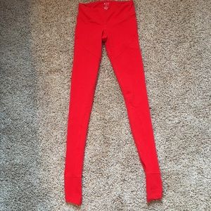 Splits 59 Pure Barre Reddish Orange Yoga Leggings