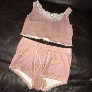 WILDFOX sleepwear Teddy Bear 🐻 Pajamas