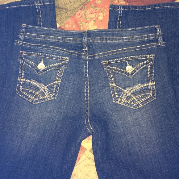 ana medium rise boot cut jeans