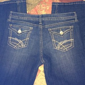 ana medium rise boot cut jeans