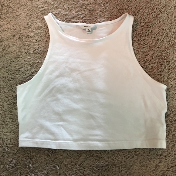 White crop top
