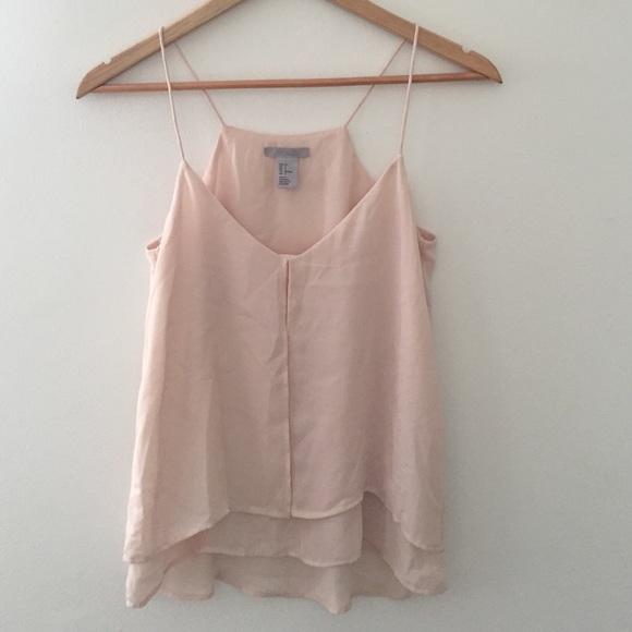 Flowy blush creamy top