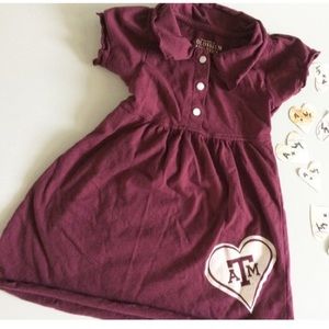 Texas a&m Aggie sparkle dress size 2t
