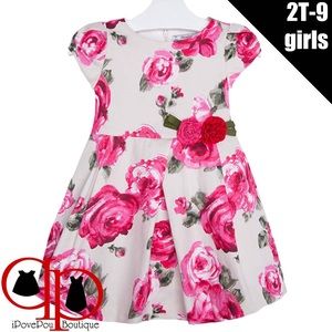 🎉HOST PICK🎉👗Little Girl 2-9 Floral Print Dress