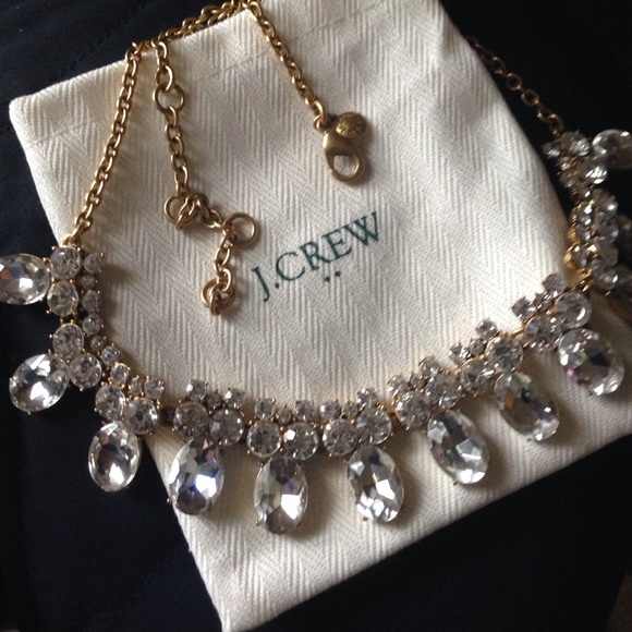 J crew crystal necklace